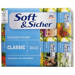 Soft & Sicher Taschent�cher, 2er Pack (2 x 300 St�ck)