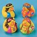 Hippie Groovy Rubber Duckies (1 dz)