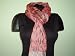 Burning Red 100% Viscose Jacquard Lycra Scarf