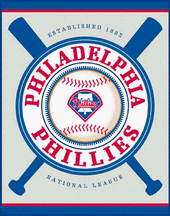 Buy Philadelphia Phillies 55 x 70 Double Header Beach Towel by Biederlack