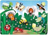 Melissa & Doug Deluxe 10-Piece Magnetic Bug Catching Game