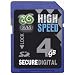 RAM Components 4GB SD High Speed Speicherkarte KEINE SDHC - Secure Digital High (SD HS Card) - inkl. Case und Geschenk-Samts�ckchen (rot)