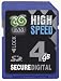 RAM Components 4 GB HighSpeed Secure Digital Speicherkarte (High Speed SD Card) für TomTom ONE 1ST edition