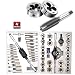 Pro-Grade Large METRIC 45-Piece High-Strength Steel Alloy Tap & Die Set - M6 to M24