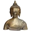 Religious Statue Buddha Head Brass Collectible