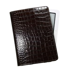 eBook Reader Case, Genuine Crocodile Embossed Leather