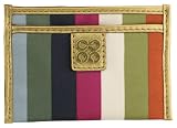 Coach Julia Legacy Stripe Mini Skinny ID Card Case Bag Multi