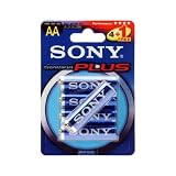 Electronics : Sony AM3B4X1A Stamina Plus Alkaline batteries - size AA - 4pk+1 Free (Promo)