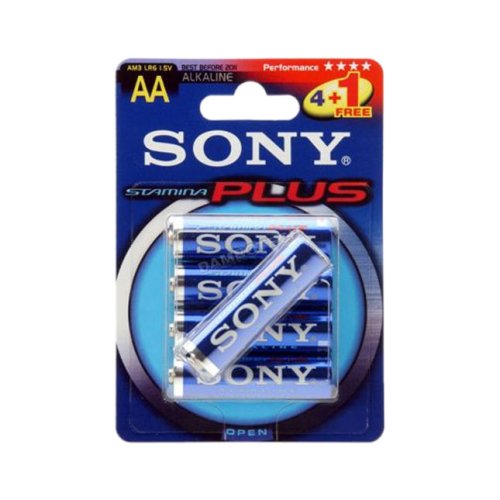Buy Sony AM3B4X1A Stamina Plus Alkaline batteries - size AA - 4pk+1 Free (Promo) online at Discounted New and Used prices. Delivered to your door with Off-The-Bookshelf.