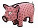 Tuffy's Polly Pig Dog Toy