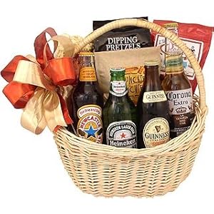 Beer Gift Basket on Amazon Com Imported Beer Classic Gift Basket Grocery Gourmet Food