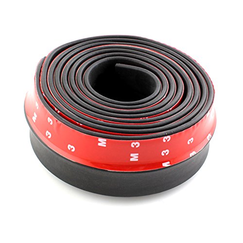 Universal Car Valance Auto Front Bumper Lip Body Chin Splitter Spoiler Protector, 9.8ft