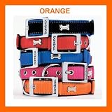 LARGE - ORANGE - Bamboo Quick Control Collar