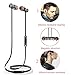 Bluetooth Wireless Neckband  Headset V4.1, Sweatproof with Microphone & Stereo for Running with Magnetic Attraction -Black