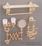 Reutter Porcelain Miniature Deluxe Bathroom Accessory Set