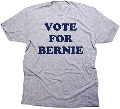 Vote for Bernie Men's T-Shirt & Vote Sanders for President Sticker. Medium