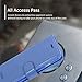 Navor Protective Flip Wallet Case for iPhone 6S Plus & iPhone 6 Plus [5.5 inch] - Hot Blue (IP6PHB)