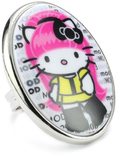 TARINA TARANTINO Hello Kitty Pink Head Taxi Mod Ring, Size 6.5