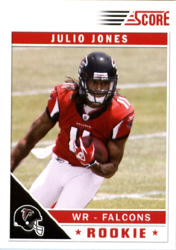 2011 Score Football Card # 351 Julio Jones RC - Atlanta Falcons (field in background) (RC - Rookie Card) NFL Trading Card In a Protective Screwdown Case!