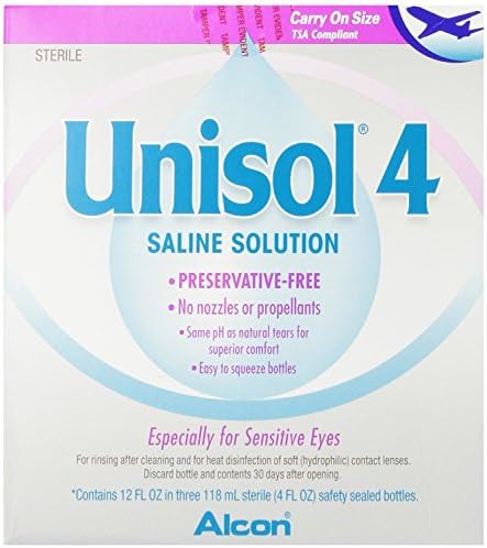 Unisol 4 Preservative Free Saline Solution, 36 fl.Ounce
