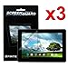 Fintie 3 Pack Ultra-Clear Screen Protector for ASUS MeMO Pad Smart 10'' ME301T / FHD 10 ME302C Tablet With Retail Package