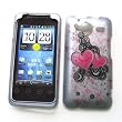 HTC EVO Shift 4G (Sprint) Rubberized Snap On Protector Hard Case "Sweethearts" Design