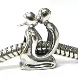 Valentines Sterling Silver Lover Kissing Couple Love Bead For Pandora Troll European Charm Bracelets