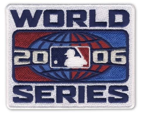 2 Patch Pack - 2006 World Series Official MLB Baseball Jersey Sleeve Patches (Detroit Tigers vs. St