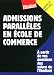 Admissions parallèles en école de commerce