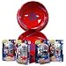 Beyblades 2010 Metal Fusion Custom MEGA Christmas Gift Set 4 RANDOM Beyblades 2 Stadiums 5 Sticker Packs