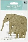 Jolee's By You Dimensional Sticker, Elephants