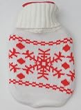 GISELA GRAHAM CHRISTMAS SNOWFLAKE MINI HOT WATER BOTTLE thumbnail
