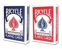 Bicycle 808 "Rider Back" Standard Deck in rot oder blau