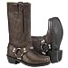River Road Women's Square Toe Zipper Harness Boots