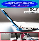 mCover® AQUA Hard Shell Case for Acer Aspire One 8.9 Netbook - Compatible with 3/6/9-cell battery