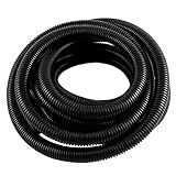 uxcell　コルゲートチューブ 　17.2mm内径　21.2mm外径　4m長　1ロール