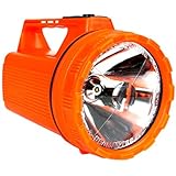 FACTOLITE CR-L98 LED Mega Lantern Using 6V Battery, 200 lm, High Visibility Mega Spotlight/LED Flashlight/Carriage Lantern, 3W, Orange