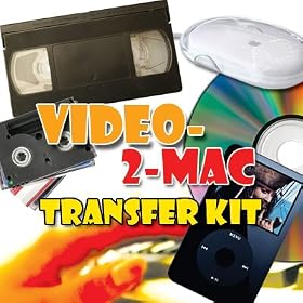 Video-2-Mac DIY Kit. Links VHS VCR or Camcorder to an Apple Mac. Capture & Burn to DVD. Copy, Convert, Transfer, Digitiser VHS VHS-C Hi8 Digital8 Video8 video tapes onto your Apple Mac running Lion OSX 10.7.3 (or older, down to 10.3.9) with our USB video grabber. For iMac, Macbook, Mini & Pro.