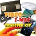 Video-2-Mac DIY Kit. Links VHS VCR or Camcorder to an Apple Mac. Capture & Burn to DVD. Copy, Convert, Transfer, Digitiser VHS VHS-C Hi8 Digital8 Video8 video tapes onto your Apple Mac running Lion OSX 10.7.3 (or older, down to 10.3.9) with our USB video grabber. For iMac, Macbook, Mini & Pro.