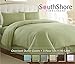 Southshore Fine Living, Inc. Oversized California King Duvet Cover Set Soft Premium Duvet Comforter Cover with Zipper Closure, Includes 1 King Duvet and 2 Matching Shams, Sage Green