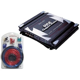Pyle Deluxe Car Truck SUV Boat Amplifier Package, PLA2200 2-Channel 1400-Watt Bridgeable... by GSI