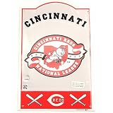 Cincinnati Reds Collectible 12" x 18" Tin Sign