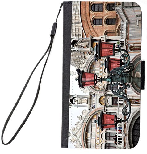 UKBKTM St Mark's Square In Venice, Italy Design Galaxy S7 Edge PU Leather Wallet Flip Case with Kickstand and Magnetic Flap (for Samsung Galaxy S7 Edge ONLY)