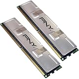 PNY Optima MD4096KD2-800 4GB 2x2GB Dual Channel Kit DDR2 800 MHz CL 5-5-5-15 PC2-6400 Desktop DIMM Memory Module