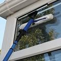 EXTENDABLE 3.5METRE TELESCOPIC SMEAR FREE SQUEEGEE SOFT HEAD WINDOW CLEANING KIT CARAVAN