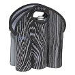 Built  Six-Pack Tote, Wood Grain Black