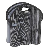 Built  Six-Pack Tote, Wood Grain Black