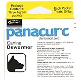 Panacur C Canine Dewormer 3x1gm packet