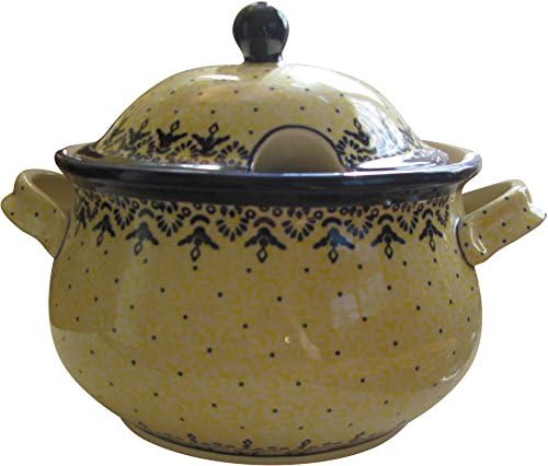 Boleslawiec Stoneware - Polish Pottery Soup Tureen 3L Lace