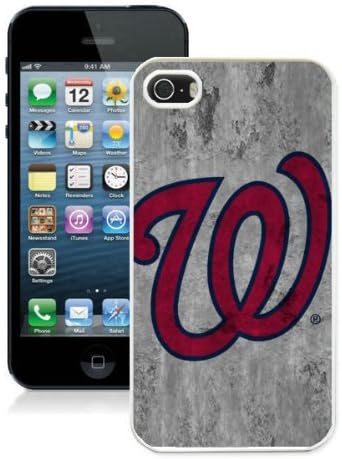 Washington Nationals iPhone 5/5s Case, MLB Phone Accessory for Fanatics Sport Fan, Dirtproof Shockproof iPhone 5/5s Rugged Cover